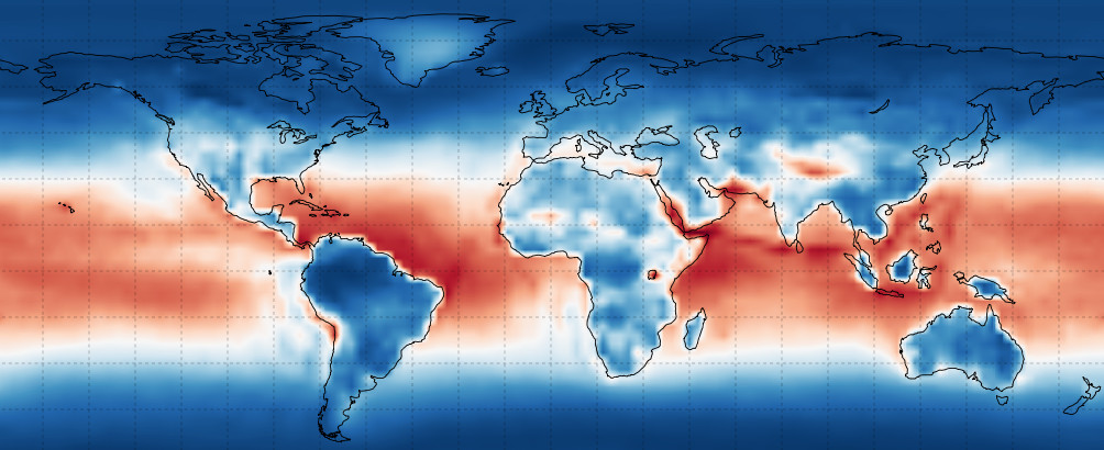 GPU calculated surface-layer atmospheric radical concentration