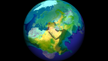 Seasonal risk from atmospheric dispersion of radioactivity.